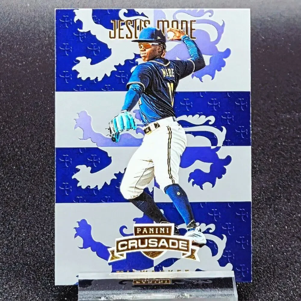 2025 Jesus Made Rocket Crusade Prizm RC's Milwaukee Brewers Top Prospect - Picture 4 of 7